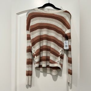 soft and cozy copper sweater